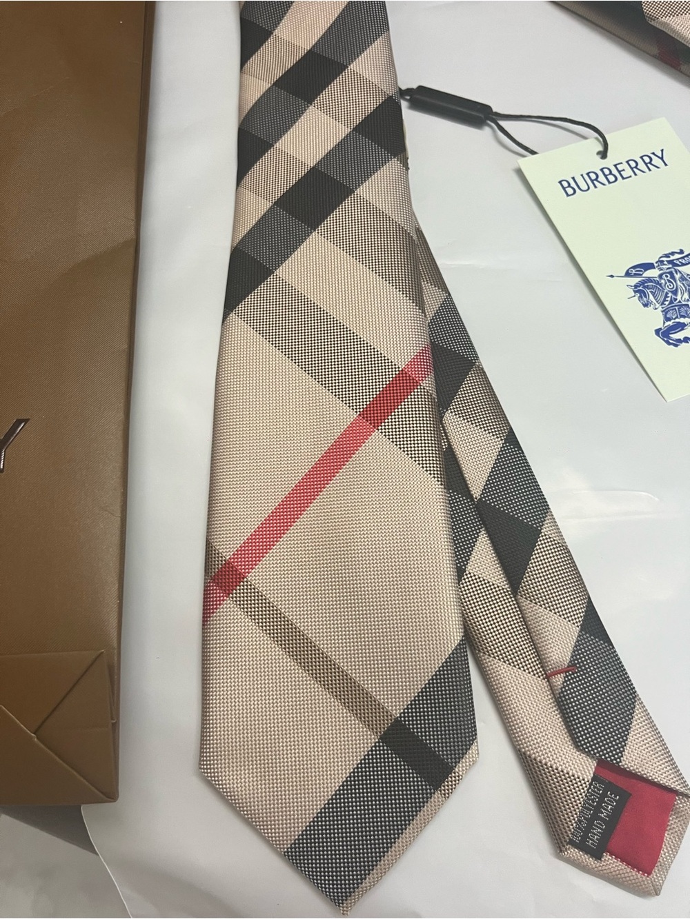 Tie - Burberry - Picture 2 of 3